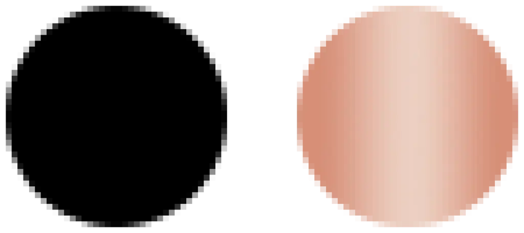 Black (matte) / Copper (satin)