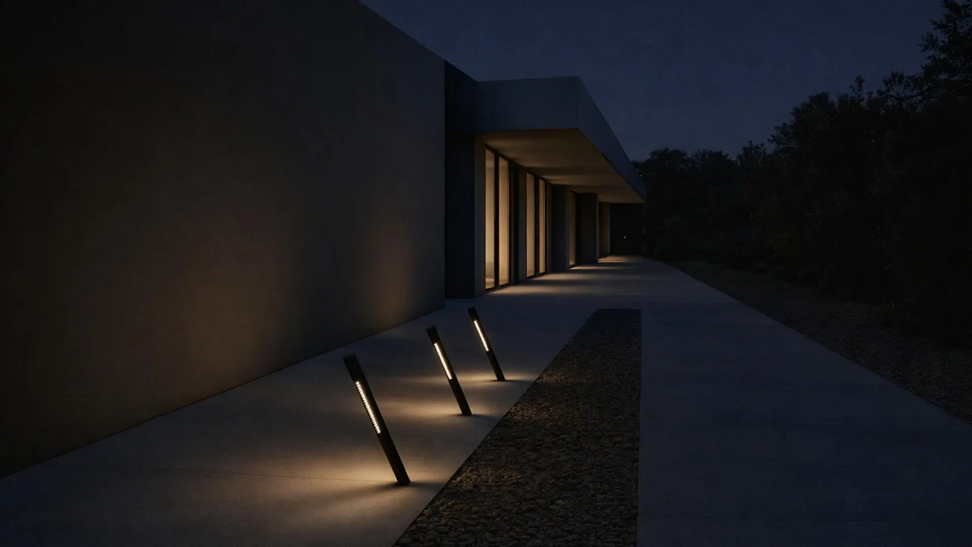 Solid Outdoor Bollard 1